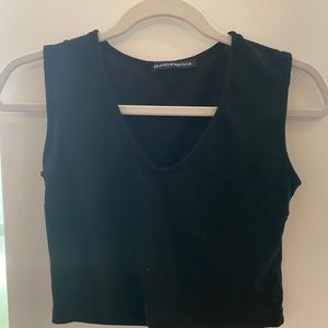 Brandy Melville black crop top size small